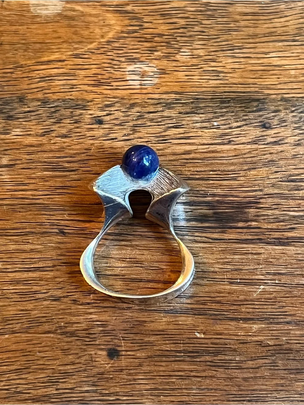1974 Sterling Silver Finnish Jeweler Matti Hyvarinen Modernist ring- Hallmarked!